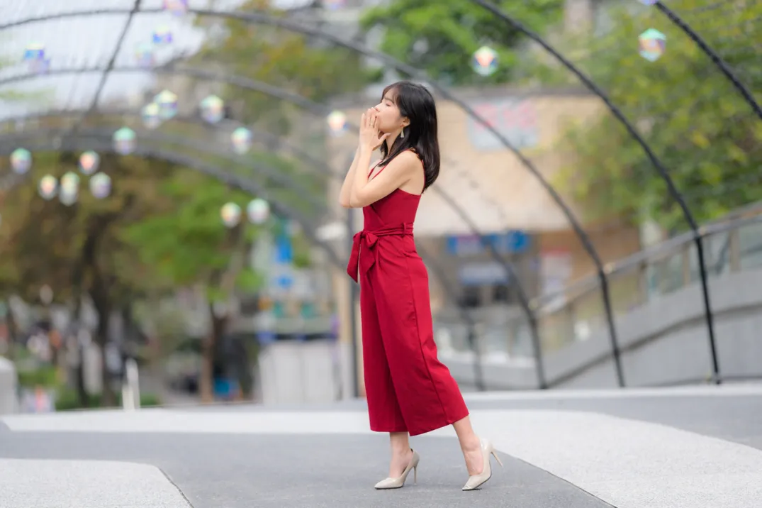 [Mzsock] NO.217 YoYo elegant jumpsuit with high heels street photography#[105P]-55