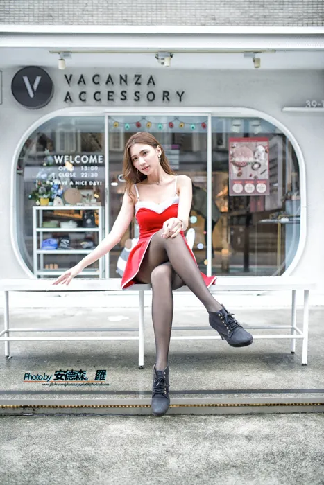 [Mzsock] NO.113 Cai Yixin & Yixuan East District high heels and beautiful legs outdoor shooting street photography#[27P]-20