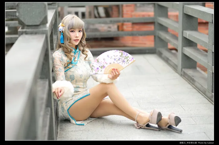 [Mzsock] NO.069 Xue Kaiyun, Lin Antai’s ancient house, high heels and beautiful legs, outdoor shot street photography#[76P]-53